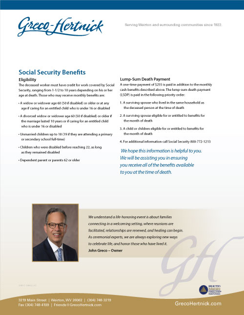 Click to download Social Security Benefits